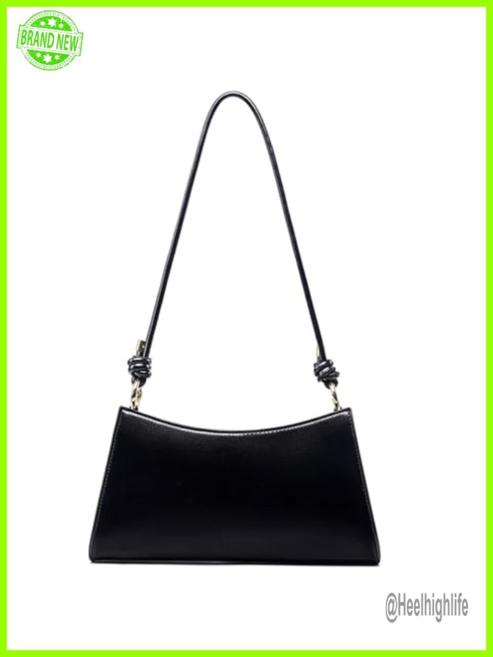 Genuine Cowhide Leather Hobo Evening Bag Shoulder Underarm Handbag